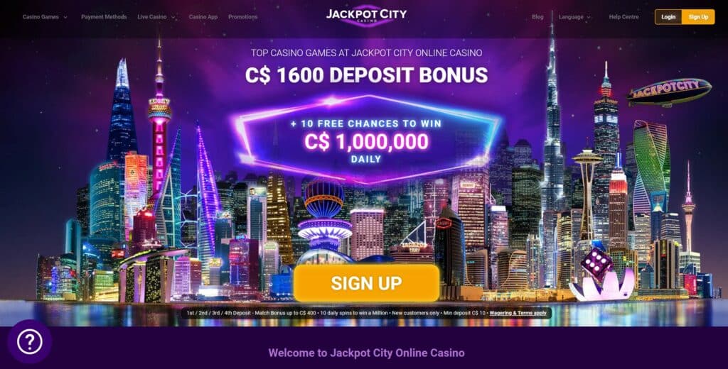 Jackpot City Online Blackjack