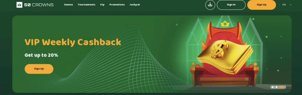 50 Crowns Online Casino