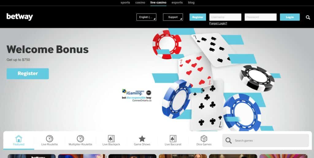 Betway Online Casino