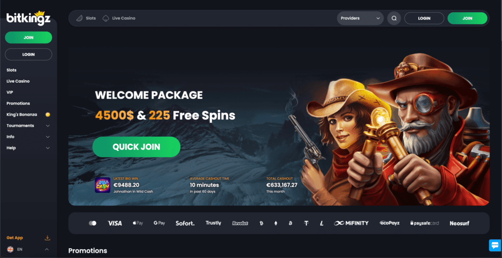 Bitkingz Online Casino