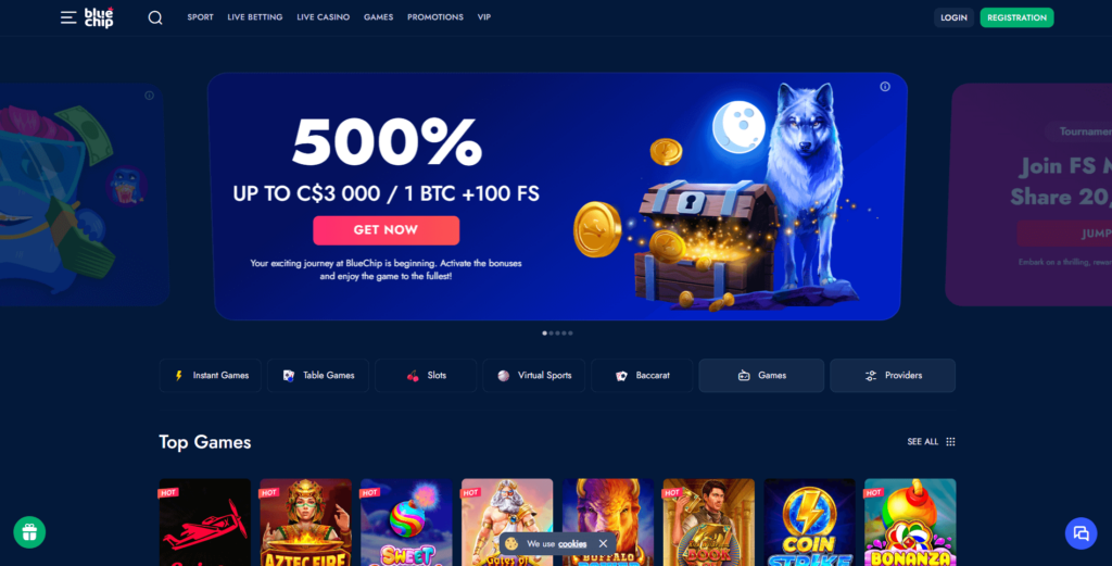Bluechip Casino No Deposit Bonus