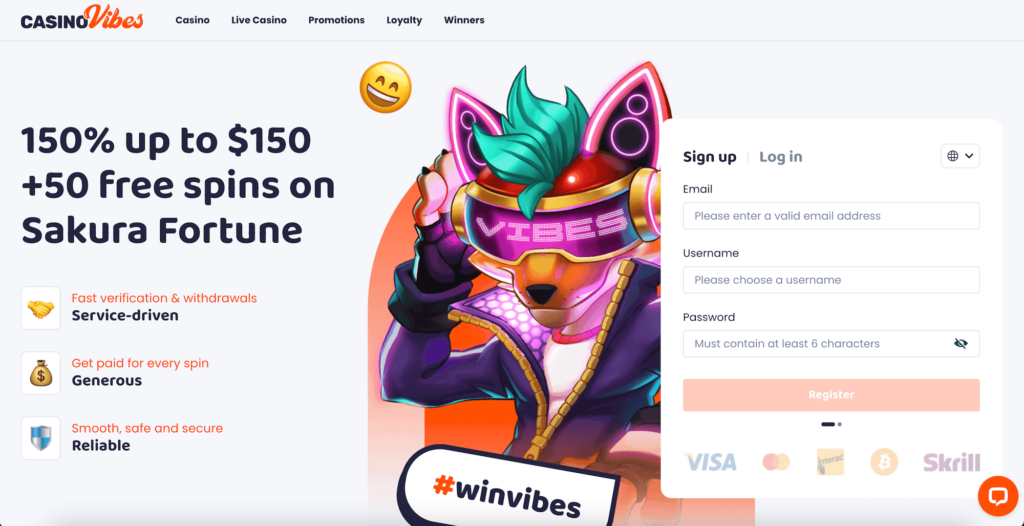 CasinoVibes Online Casino