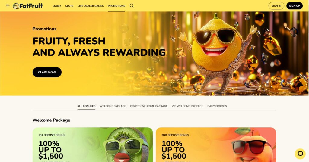 FatFruit Casino Bonus