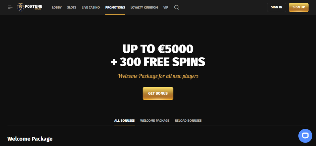 Fortune Play Casino Bonus