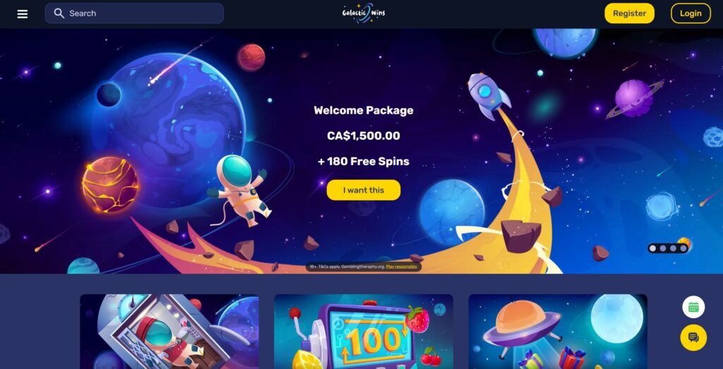 Galactic Wins Roulette Online Casino