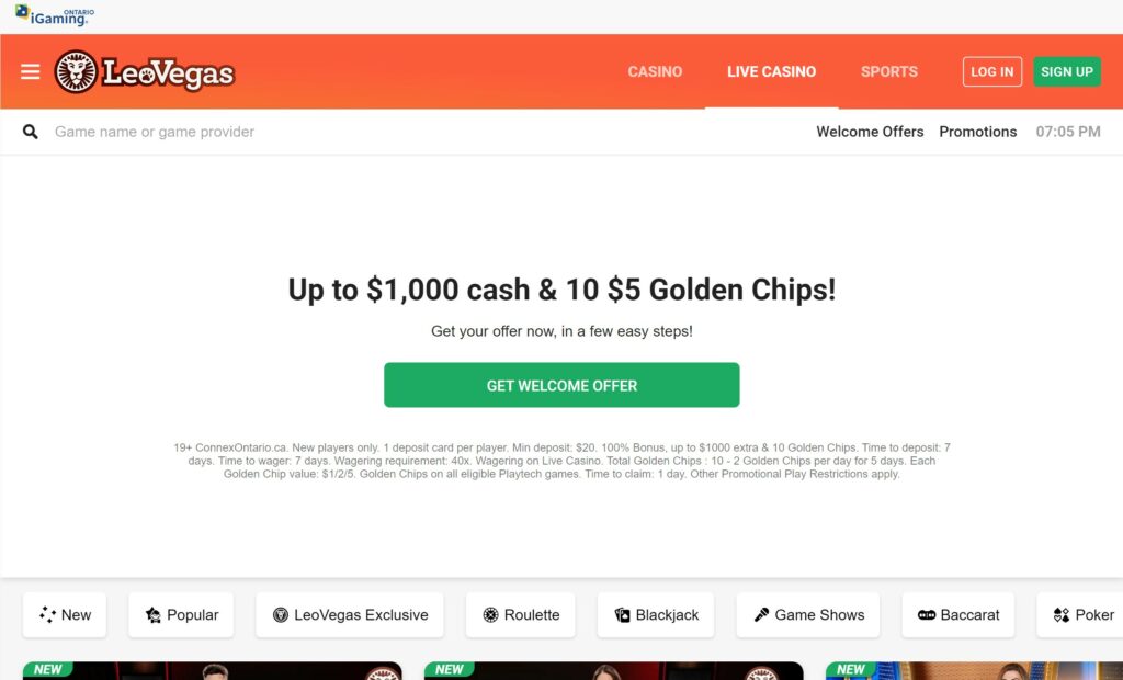 LeoVegas Online Casino