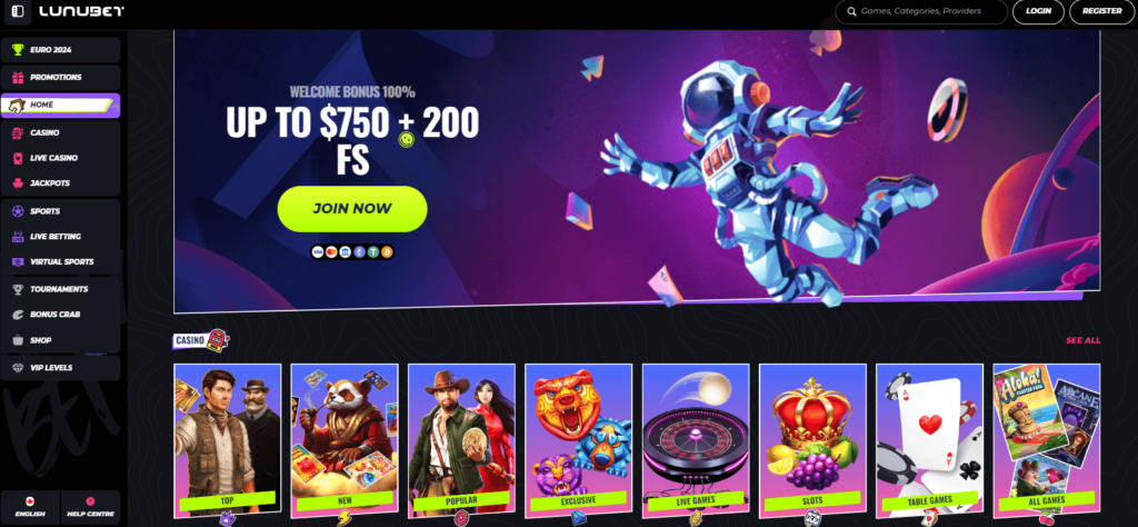 Lunubet Online Casino