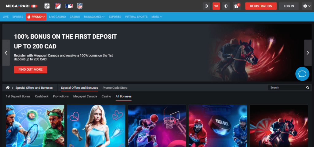 Mega Pari Casino Bonus