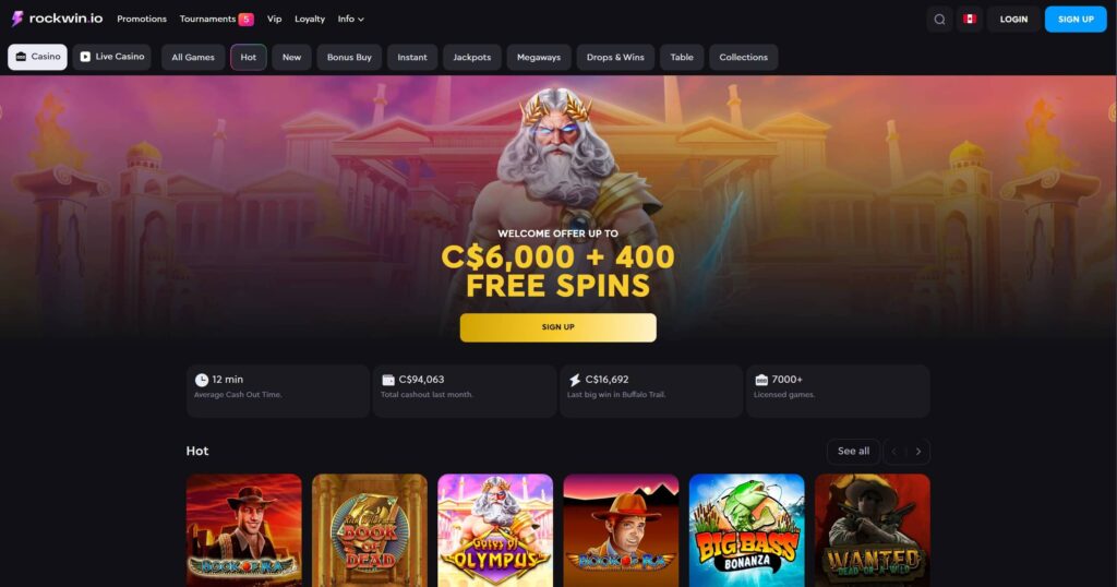 Rockwin.io Online Casino
