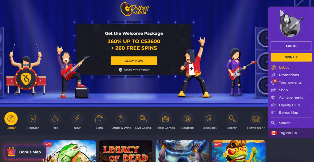 Rolling Slots Online Casino