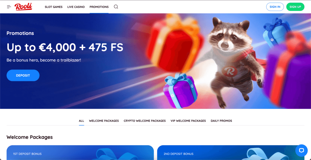 Rooli Casino Bonus