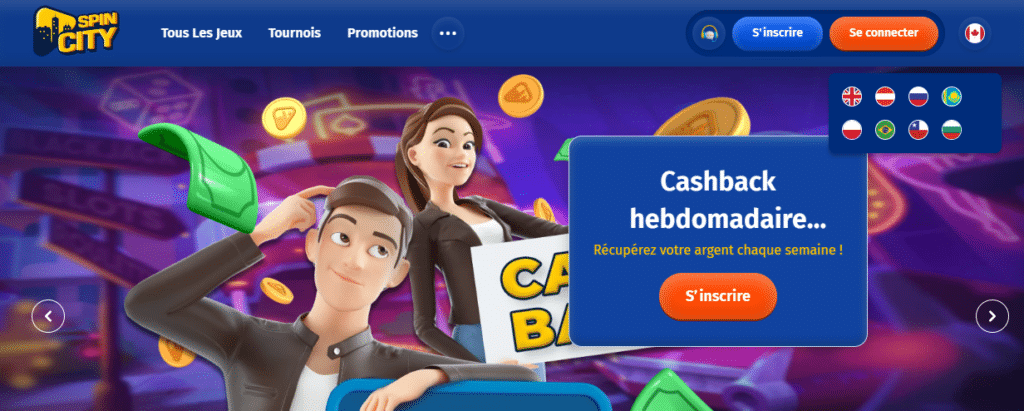 Spin City Online Casino