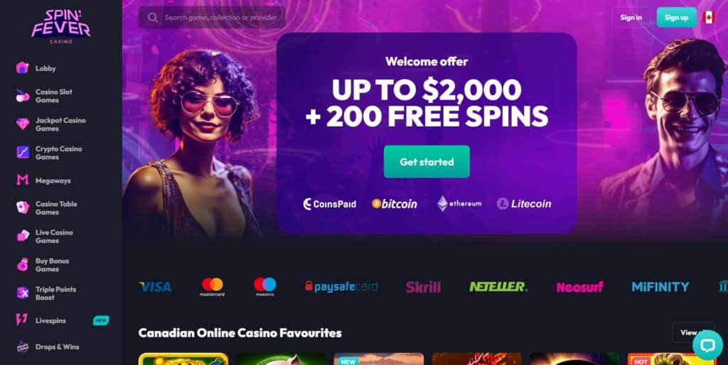 SpinFever Online Casino