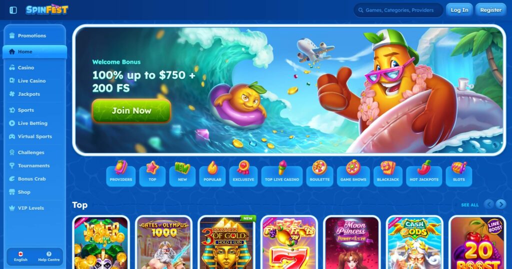 Spinfest Online Casino