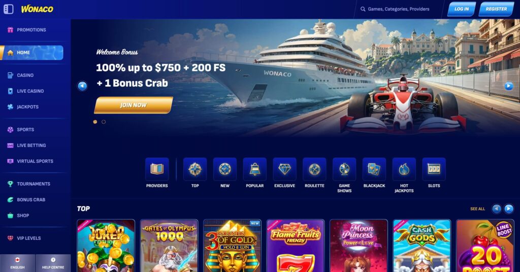 Wonaco Online Casino