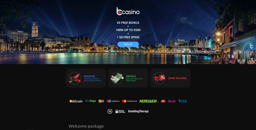 bCasino No Deposit Bonus