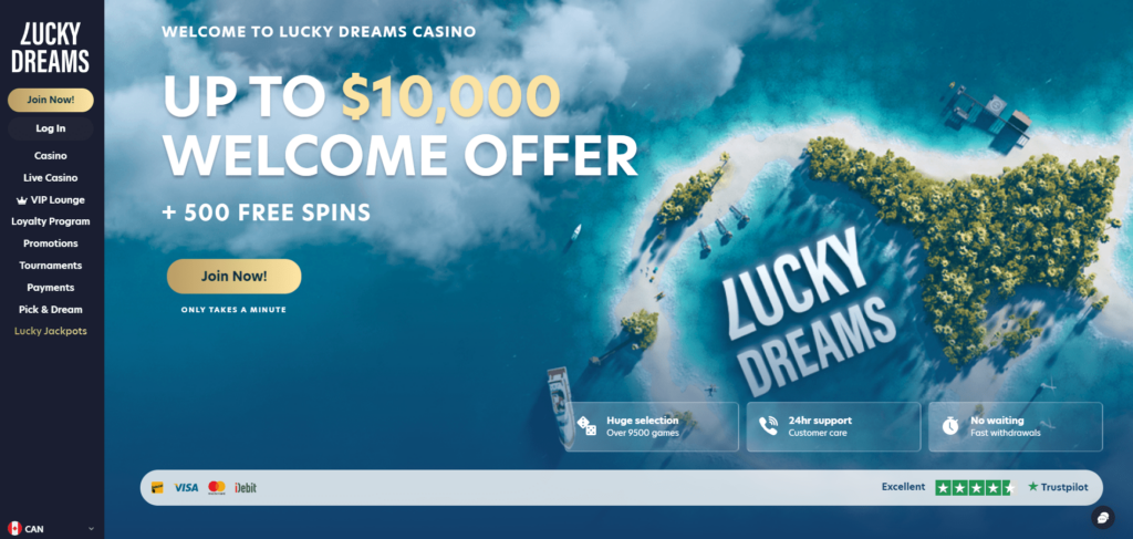 Онлайн-казино Lucky Dreams