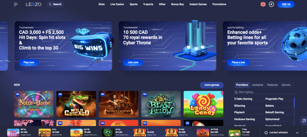 legzo online casino