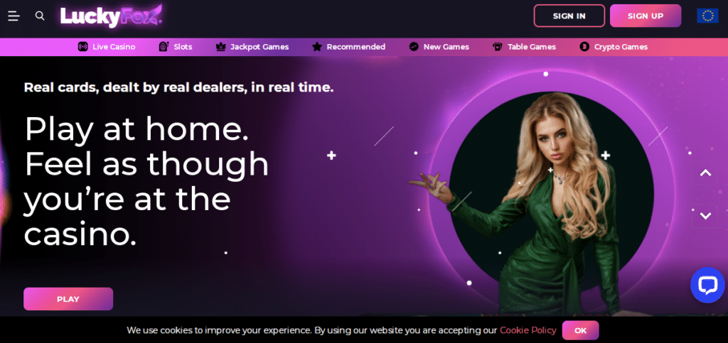 lucky fox casino screenshot