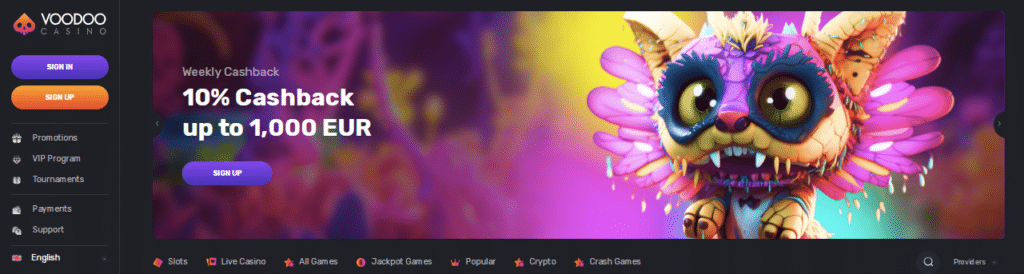 voodoo online casino